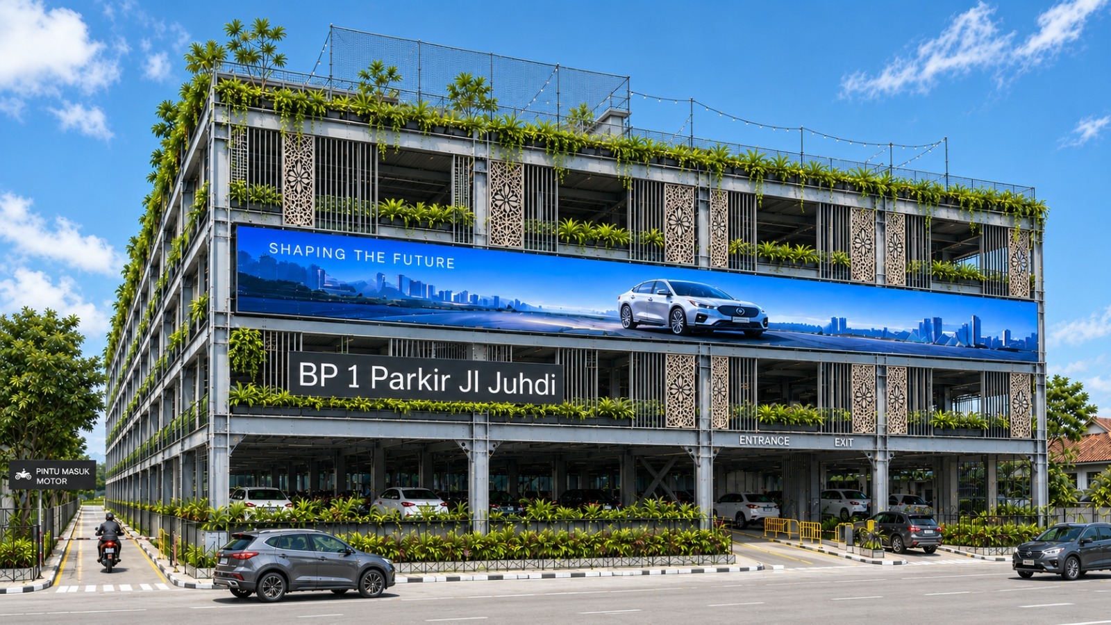 Pembangunan Gedung Parkir BP 1 JL. Juhdi