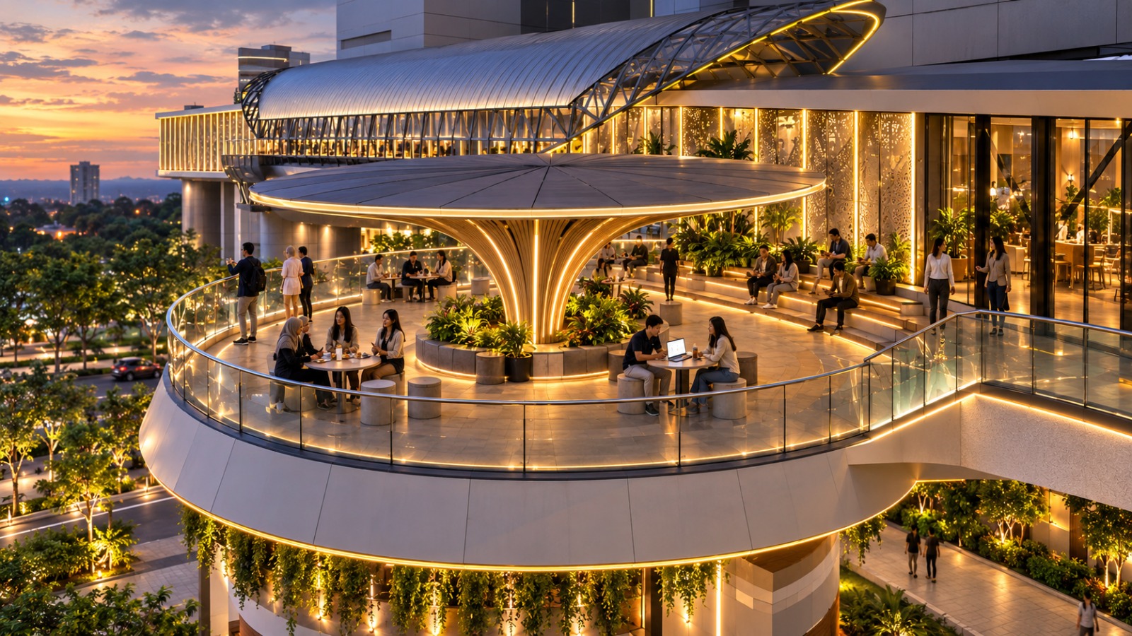 Galeri SERANG SPOT - The City Parking & Culinary Hub