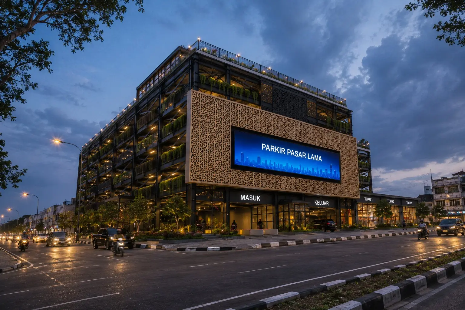 Galeri Gedung Parkir Pasar Lama (BP-2) Kota Serang