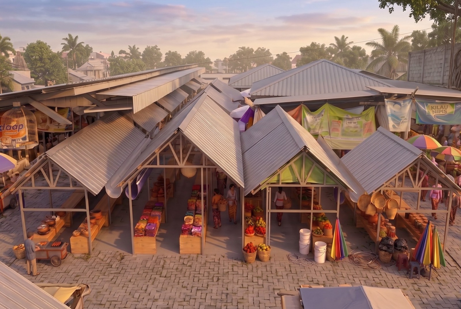 Pembangunan & Renovasi Kios & Los Pedagang